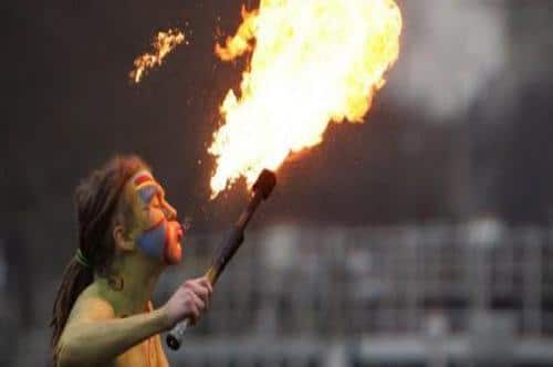 Fire performers and unique entertainers for hire