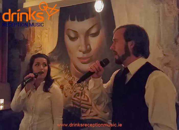Singing Waiters entertainment surprise music drinks reception
